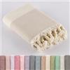 Stark und Weich LUCIDUS Telo Mare -100% Cotone Turco, Asciugamano Antisabbia e Asciugatura Rapida 100 x 200 cm- Leggero e Salvaspazio, Perfetto per Spiaggia, Viaggio, Bagno, Campeggio, Yoga (Beige Naturale)
