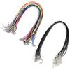 RAMTRIO Cordoncini per Collana Cordino in Cera per Collane, 30 Pezzi Cordoncino per Collane per Collane Catene Intrecciate con Catenacci per Fai da Te Creazione Braccialetti, Perline, Accessori, Gioielli