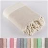 Stark und Weich LUCIDUS Telo Mare -100% Cotone Turco, Asciugamano Antisabbia e Asciugatura Rapida 100 x 200 cm- Leggero e Salvaspazio, Perfetto per Spiaggia, Viaggio, Bagno, Campeggio, Yoga (Beige Naturale Diamante)
