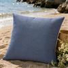 B O S A L O N I Federa HOME Arredo 45×45 cm - Tessuto Outdoor Primavera Estate - Elegante e Resistente - Federa cuscino per Divano, Poltrona e Giardino - (Blu - Bianco)