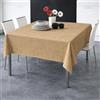SUSANNA HOME DESIGN Tovaglia Effetto Lino, pratica ed elegante Grazie al suo Potere Antimacchia e Idrorepellente, Basta una Passata con Panno Umido -Lavabile in Lavatrice- 100% Poliestere (Caffelatte,140x230 cm)