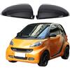 PIUGILH Copertura per specchietto retrovisore esterno per Mercedes Benz Smart 451 2009 - 2015, tappo per specchietto retrovisore esterno Benz Smart Outdoor Trim accessori, tappo retrovisore (pianoforte nero)