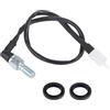 Flaconi Interruttore Freno Moto,Interruttore del Freno Idraulico,Interruttore Luce Freno Posteriore,Adatto per Moto,Scooter,Ciclomotori (M10 x 1mm)