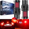NATGIC Lampada led T20 7443 W21/5W, Illuminazione a 360° e Luminosità 300% Rosso Auto Lampadine di Ricambio a Led per Luce di Retromarcia, Luci Posteriori, Luce di Parcheggio, Luci di Stop (2 Pezzi)