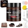 cenozo 250g Marrone Medio Kit Riparazione Pelle,Smacchiatore Sedili Auto,Ripara Pelle Divano Graffio,Pelle Rinnova Volante in Pelle,Tintura per Pelle Scarpe,Giacca,Sofa,Sedili Auto