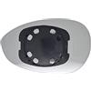 BSSTORE Piastra Vetro Specchio Retrovisore per Grande Punto 2005, Grande Punto EVO 2009, Linea 2007, 500 dal 2007 in poi (Destra - Lato Passeggero)
