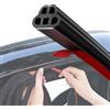 XJLyaya 10m Autoadesiva Guarnizione Auto, Guarnizione Portiera Auto, 5 Fori Universale Guarnizioni in Gomma, Impermeabile Guarnizione Auto Portiera Adesiva, per Auto, Barca, Camper, Camion