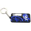 NICOLIE Accessori Portachiavi in Gomma 3D per Moto Yamaha R15 R25 R3 R6 R1 Mt07 Mt09 - G-Blu