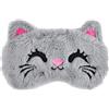 Hoxfly Mascherine per Dormire in Peluche,3D Benda Occhi per Dormire Bambini,Maschera per Dormire Animale,Maschera per gli occhi in morbido peluche