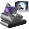 Innoliving Supervort UV Aspirapolvere Battimaterasso INN-663 con Luce UV, Sistema a Vibrazione 4000 oscillazioni/min, Filtro HEPA Lavabile, Ideale per Materassi, Coperte e Imbottiti