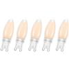Ruiandsion G9 Lampadine LED Dimmable 2200K Bianco Caldo 220-240V 4W 4 Filamento LED G9 Lampadine Della Casa Equivalente 40W Lampada alogena per Lampadario Della Casa Indoor Lampade da Soffitto(5PCS)