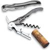 Pulltex Classic Grafite - Cavatappi Professionale a Doppia Leva Brevettato Pulltex - Pezzo Unico in Lega d'Acciaio con Finitura Grafite - Box Ecologica Riciclata + Eco-Pelle - Regalo Sommelier