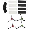 CookiBlend Spazzole laterali Roll Brush Filtri Kit Parte di Ricambio per Lubluelu SG60 SL60D Robot Aspirapolvere Accessori, 1pc Spazzola Rotolo, 4pcs Spazzole Laterali, 4pcs Filtri