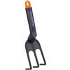 BLACK+DECKER Rastrello a mano - Manico ergonomico - Stabile e flessibile - Nero