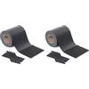 SONGMICS Frangivista in PVC, Strisce per Recinzione, Schermo Opaco di 0,19 x 35 m, Telo per Balcone, Resistente a Raggi UV, 25 Fascette, Colore Antracite GPJ035H (Confezione da 2)