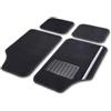 Cartrend 10606 - Tappetini auto universali Rally, 4 pezzi, con strisce decorative nere