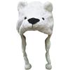 Petitebelle Cappello da festa unisex (orso polare, taglia unica)