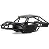 INJORA Tarantola di Roccia Nailon Carrozzeria Buggy Kit Telaio per TRX4M Upgrade 1/18 RC Crawler,Nero
