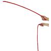 SUMAG 1 corda rigida rigida (80 cm) trucchi magici ravvicinati magici Street Stage Illusion Gimmick Street Illusions Gimmick Stage Commedia puntelli divertenti (rosso)