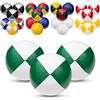 Juggle Dream Set di 3 Palline da Giocoleria Professionali, con Video di Apprendimento Online, Perfette per Principianti ed Esperti (Bianco/Verde)