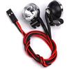 SHEAWA Faretto LED Retrofit parti universali per auto RC 1/10 Compatibile con Traxxas TRX-4, AXIAL SCX10 ecc (HT-lens Glossy Lens)