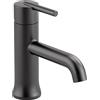 DELTA Rubinetto Delta Trinsic Nero Opaco Bagno Rubinetto, Singolo Foro Bagno Rubinetto, Singola Maniglia Bagno Rubinetto, Metallo Scarico Assembly, Nero Opaco 559LF-BLMPU