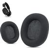 Krone Kalpasmos Cuscinetti auricolari di ricambio per cuffie SteelSeries Arctis 1/3/5/Arctis 7/7+/7P/7P+/7X/7X+/9/9X/Pro/Prime (non compatibili con Arctis Nova), realizzati in tessuto（nero）