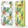 NALIA Custodia Motivo compatibile con Samsung Galaxy S10e, Sottile Disegno Silicone Cellulare Protettiva Cover, Ultra-Slim Telefono Protezione Bumper Gomma Morbido Case, Designs:Ananas acquerello