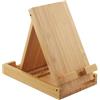 YISEN Supporto per cellulare pieghevole in legno di bambù, universale, multi-angolo, per smartphone e tablet