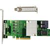 ROSE RAIN Scheda SAS HBA compatibile con LSI 9300-8i IT Mode e D3307, scheda di espansione PCIe SATA con supporto SAS Expander, 8 porte 12Gb/s PCIe 3.0, 2x SFF-8643 interni per NAS ZFS TrueNAS unRAID