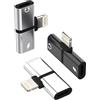 Kefiany Adattatore per cuffie con jack Lightning per iPhone confezione da 3 pezzi (2 in 1) cavo di ricarica AUX splitter audio alimentatore di rete caricatore rapido per Apple MFI 14 13 12 11 Pro Max per iPad
