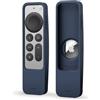 elago Custodia con Localizzatore R5 Compatibile con Telecomando Apple TV 4K Siri 3a Generazione(2022) e 2a Generazione(2021),Compatibile con Apple AirTag-Cordino incluso,Protezione (Blu Scuro)