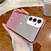 PAIX Custodia Telefono Trasparente Compatibile con Samsung Galaxy A05S Cover Cornice Elettroplaccata Gradiente Glitter Protettiva Sottile TPU