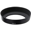 CELLONIC HN-2 Paraluce per Ø 52mm Compatibile con 7Artisans No. 20015 | A vite, Cilindrico / Rotondo, Metallo, nero per Canon RF35mm F1.8 Macro IS STM per Panasonic G Vario 1:4.0-5.6 / 45-200