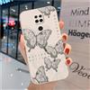 hdqICase Custodia Carina Compatibile con Xiaomi Redmi Note 9 4G - Comoda Cover in TPU Morbido Bianco Animali Cartoni Case