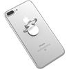 Kronya® | Portamonitor per smartphone ruotabile a 360 ° | Car Finger Fitness Holder Mount Cellulare Anello Ring Holder Supporto sportivo Apple iPhone iPad 7 8 10 X Samsung Galaxy S8 4 (Argento)