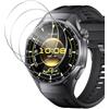 GEEMEE per Huawei Watch GT6 Pro/GT 6 Pro 46mm/GT6/GT 6 46mm Vetro Temperato, 3 Pack Durezza 9H Copertura Completa Protezione Schermo Vetro Temperato Anti Graffi Protector - Trasparente