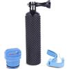 REY Bobber per selfie stick galleggiante per GOPRO, boa universale per fotocamere sportive, blu - nero