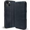 Verco Case per Apple iPhone 13 Mini Custodia, Cover a Libro Pelle PU per iPhone 13 Mini Custodia Premio Booklet Protettiva, Blu