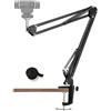Tentucro Supporto per webcam da scrivania per fotocamera Logitech Webcam C922 C930e C930 C920 C615 ecc. Filettatura 1/4