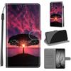 KENHONER Cover Compatibile con Huawei P Smart 2019, Premium Pelle PU Portafoglio Flip Libro Custodia per Honor 10 Lite [Protezione Completa] - Albero