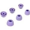 Adhiper 3 paia di tappi auricolari di ricambio per Galaxy Buds 2 Pro, in silicone, per auricolari Galaxy Buds 2 Pro, adatti per custodia di ricarica (S/M/L, viola)
