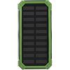 CCYLEZ Power Bank Solare Portatile, Doppie Porte USB, con Grande capacità di 20000 MAh, Ricarica Rapida per Tablet Telefonici, Alimentazione di Backup, Batteria Esterna 5 V 2,1 A (GREEN)