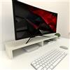 Henor supporto per monitor rialzo TV in legno 100 x 26.5 x 12 cm portata 90 kg Quercia Stel