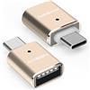 AIYEEN Adattatore USB C a USB (Confezione da 2), Convertitore OTG da Maschio USB C a Femmina USB 3.0 Compatibile con MacBook Pro 2019/2018/2017, MacBook Air 2018 e altri Dispositivi Type-C, Oro