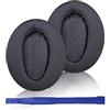 Adhiper Cuscinetti auricolari di ricambio per cuffie Sony WH-CH700N, WH-CH710N, WH-CH720N, compatibili con cuffie Sony WH-CH710N (mesh/nero)