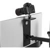 HumanCentric Supporto per monitor DSLR Mensola per monitor per fotocamera da scrivania, webcam e microfono mensola per monitor VESA, sostituzione morsetto treppiedi per fotocamera da tavolo, piccolo