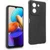 REY Cover in Gel TPU Nera per VIVO Y36 4G - Y36 5G - Y27 5G, Ultra Sottile 0,33 mm, Morbido Flessibile, Custodia Silicone