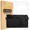 Mr.Shield Temperato Pellicola per Panasonic Lumix DC-GX9 GX9 G9 GX7 II III | 3-Pezzi Vetro Temperato 9H Durezza Protezione Schermo Senza Bolle Protettiva