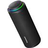 Tronsmart T8 Altoparlante Bluetooth portatile per esterni, suono più potente e nitido da 40 W, suono a 360°, audio a 2.1 canali, IPX7, personalizzate audio e luci, cordino portatile (grigio)